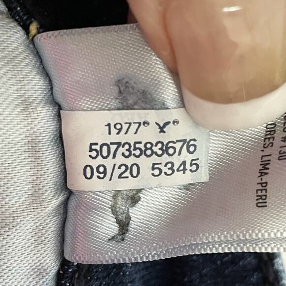 American Eagle SLIM Jeans Men’s 29x34 Blue Medium Wash Airflex+ Stretch Denim - Picture 10 of 11